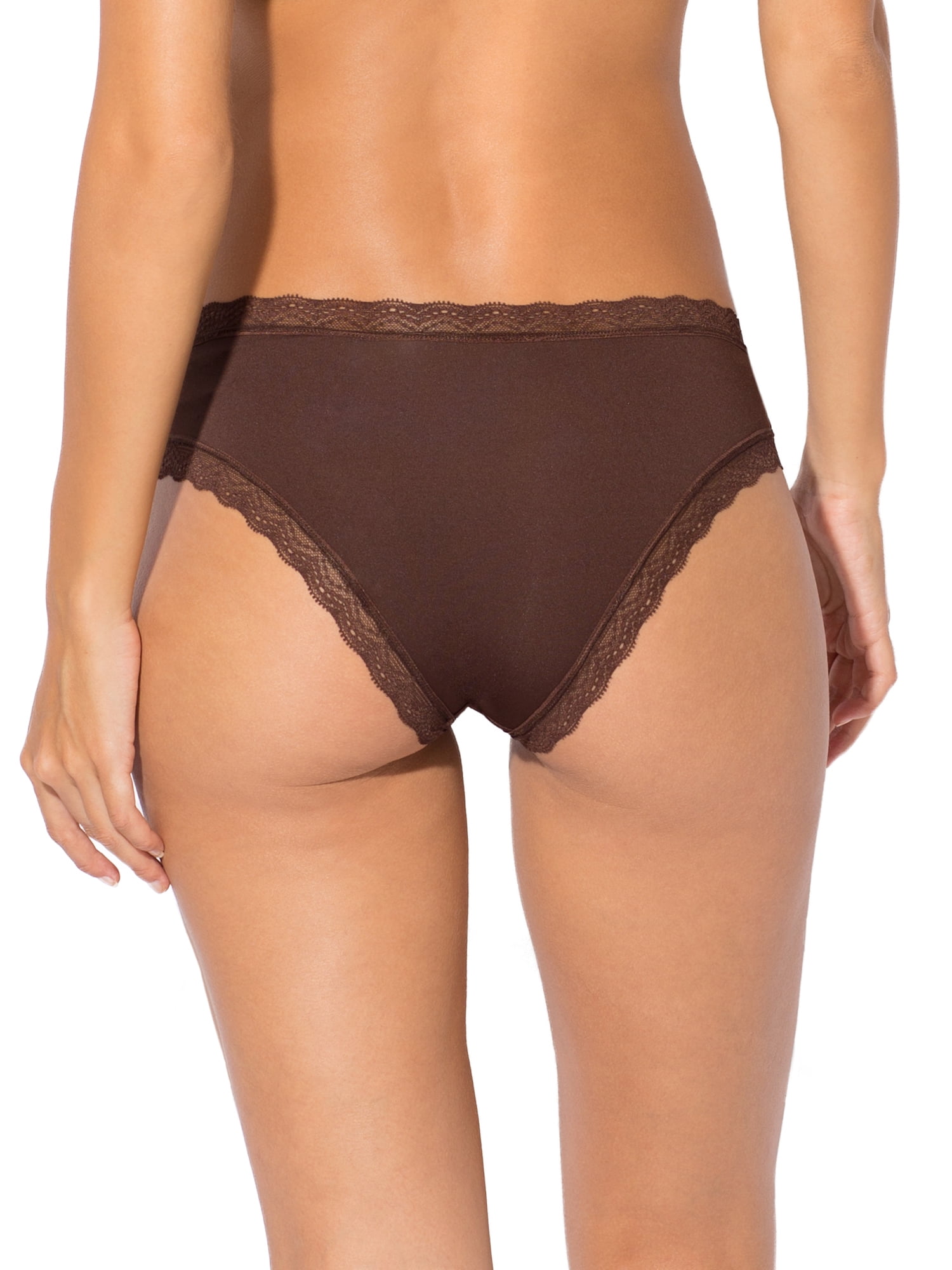 Smart & Sexy Women's Lace Trim Cheeky Panties, 2-pack, Style-SA1377