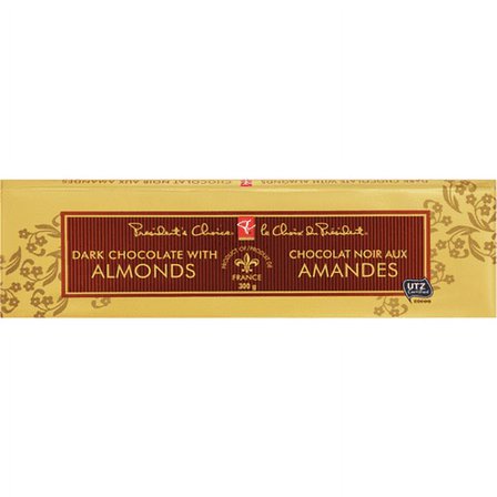 President's Choice Candy Bar, 300g/10.6oz, Dark Chocolate with Almonds