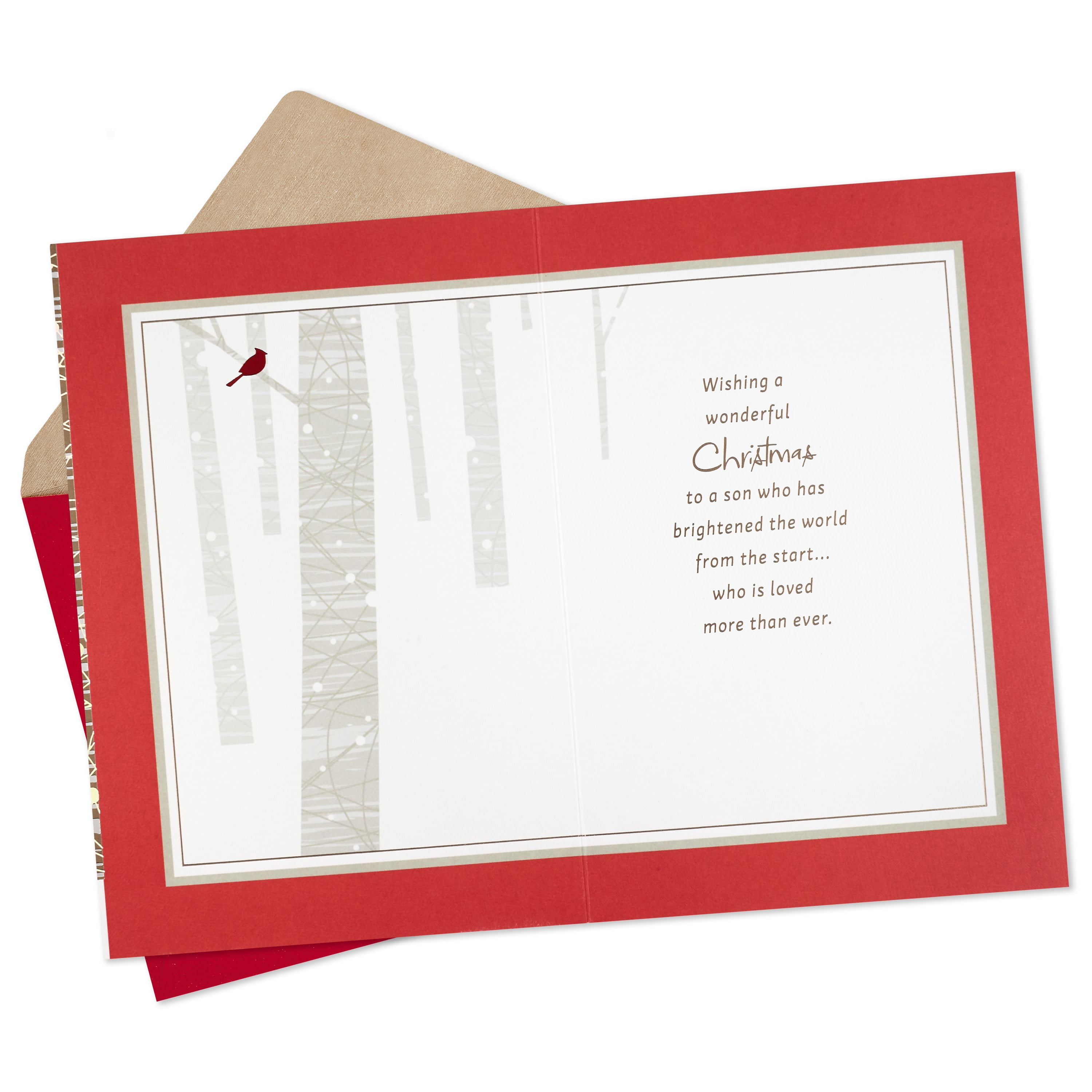 Hallmark Christmas Greeting Card for Son (Pride, Joy and Love)
