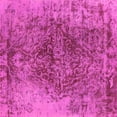 thumbnail image 1 of Ahgly Company Indoor Square Oriental Pink Industrial Area Rugs, 3' Square, 1 of 4