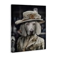 thumbnail image 3 of Stupell Industries Art Deco Dog with Floral Hat Canvas Art, 30 x 40, by Karen Burke, 3 of 8