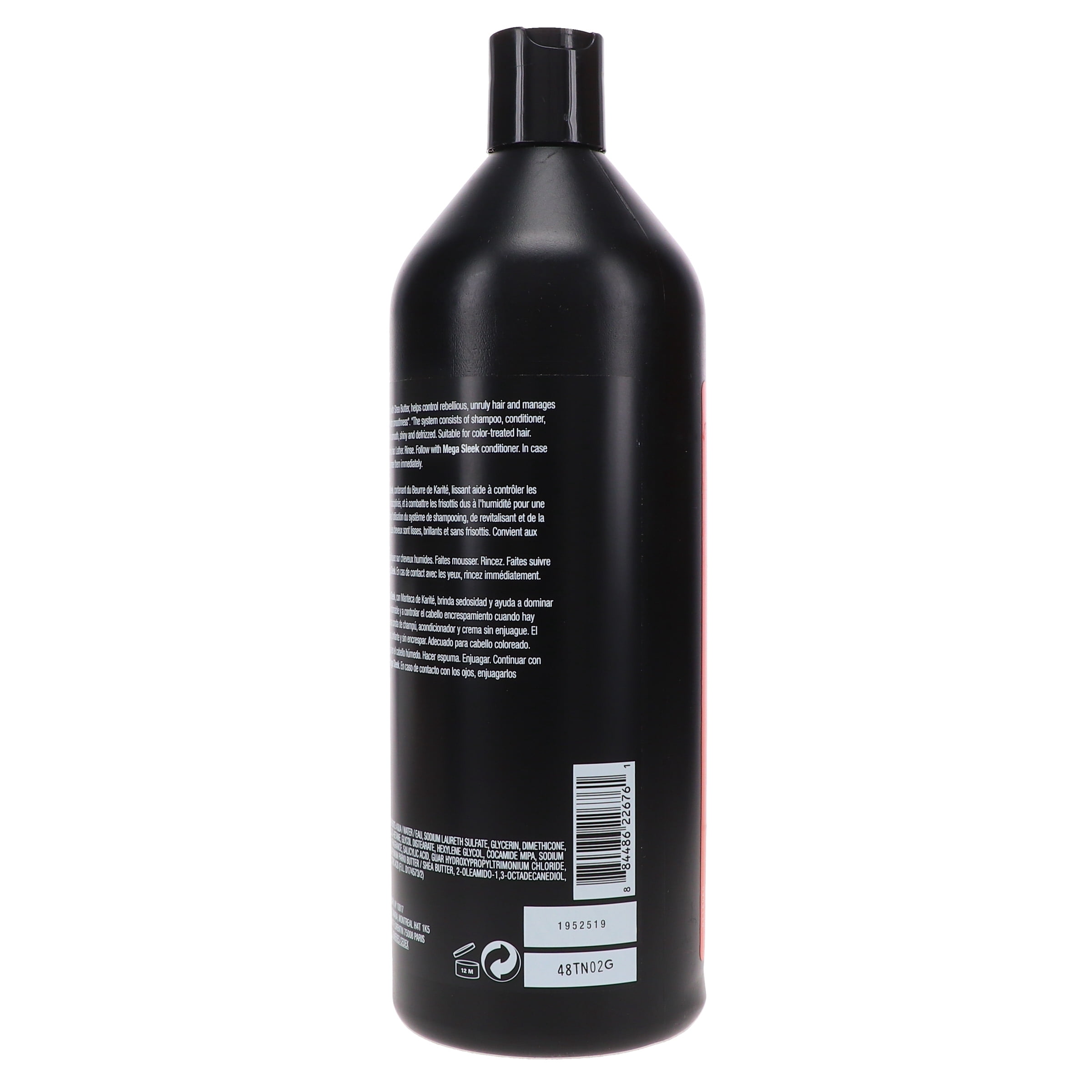 Matrix Total Results Sleek Shampoo 500 Ml – Für Glattes, Glänzendes Haar, Mit Sheabutter & Seide