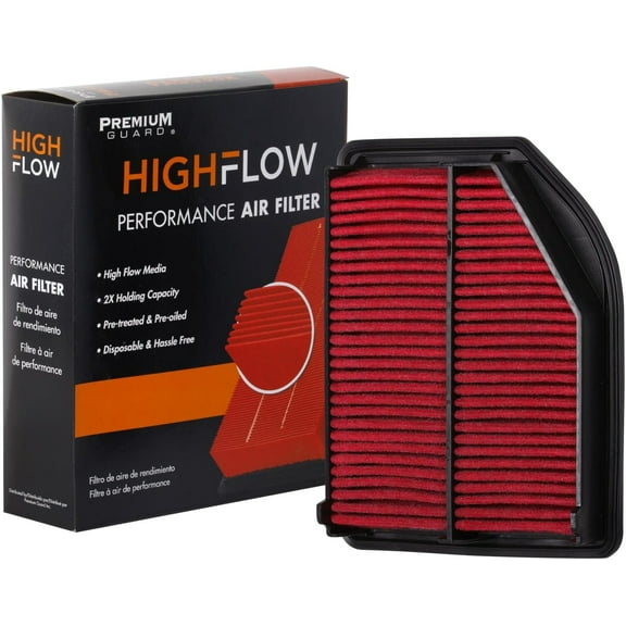 HIGHFLOW High Performance, Pre-Oiled Disposable Engine Air Filter PA6274X | Fits 2012-2014 Honda CR-V