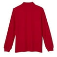 thumbnail image 2 of French Toast Toddler Boys School Uniform Long Sleeve Pique Polo Shirt, 2 of 7