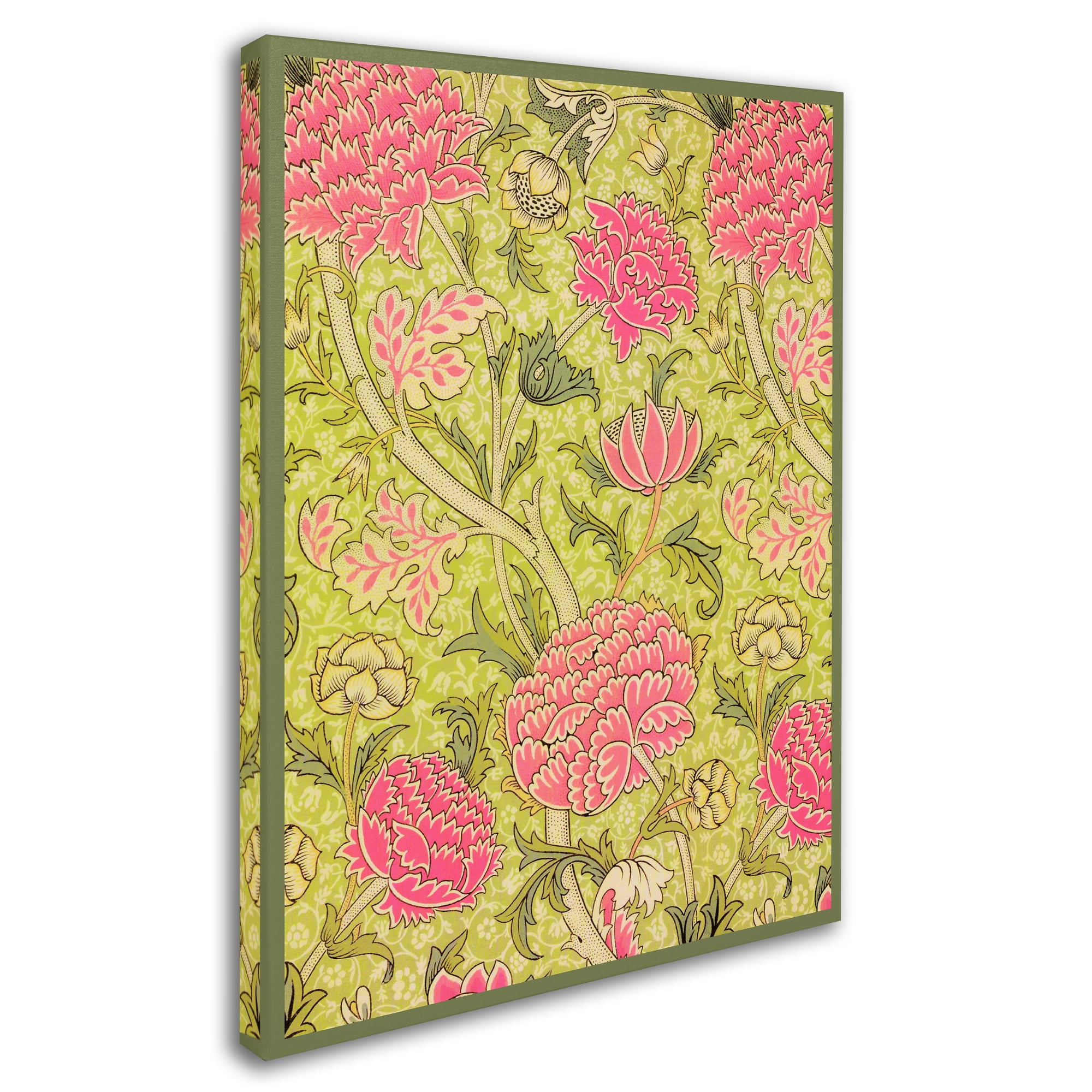 Trademark Fine Art 'Flowers 2' Canvas Art by Vintage Lavoie