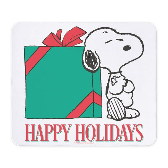 CafePress - Snoopy Holiday Present - Non-slip Rubber Mousepad, Gaming Mouse Pad
