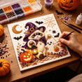 thumbnail image 3 of 2026 New Halloween Pearl Diamond Painting Art Kit,DIY 3D Pearl Bead Painting Kit Complete Craft Supplies for Adults Beginner,Cute Diamond Painting Crafts,Halloween Decor for Home Wall Decor, 3 of 3