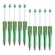 thumbnail image 1 of Juego de 10 Uds de bolígrafos con cuentas surtidos, bolígrafos con cuentas, bolígrafos para manualidades, bolígrafos con cuentas para dibujar, Verde, 1 of 9