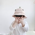 thumbnail image 4 of Children's Dinosaur Basin Hat Corduroy Basin Hat Topwoner Boys Cartoon Basin Hat With Windproof Rope, 4 of 8