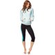 thumbnail image 3 of Aeropostale Womens Marled Knit Sudadera con Capucha, Verde, X-Large Aeropostale Sudadera, 3 of 3