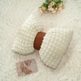 thumbnail image 6 of Faux Suede Fuzzy Bow Throw Pillow Cover, Decorative Cushion Cover For Bedroom Sofa And Living Room Decor, Soft Pillowcase For Home Decoration And Cozy Interior Accessories, 6 of 6