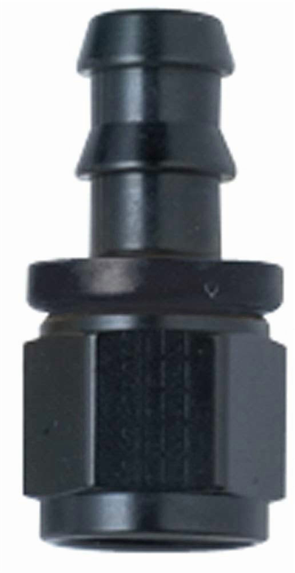 Fragola Performance Systems 200110-Bl Hose Fitting #10 Straight Push Lock Black
