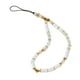 thumbnail image 5 of Cordón para teléfono con cuentas, cadena para teléfono, llavero, monedero, decoración, pulsera Blanco, 5 of 9