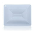 thumbnail image 2 of Mapa de mesa resistente al calor onda de silicona olla olla soporte de placemática reutilizable colgante cojín tazón copa comedor almohadilla de escritorio luz azul Methold  HA051303-07, 2 of 7