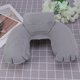 thumbnail image 5 of GOOHOCHY Almohada inflable en forma de U para el cuello, ideal para viajes al aire libre (gris), 5 of 8