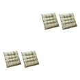 thumbnail image 4 of Ounissouiy Cojín de poliéster para silla de 2 uds. Para patios, añade comodidad y estabilidad a los asientos al aire libre, amplia aplicación, Amarillo 2Conjunto, 4 of 6