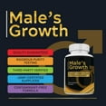 thumbnail image 2 of (3 Pack) Male's Growth Dietary Supplements for Men, Male's Growth Naturally Enhance Performance, Endurance, and Energy Levels, Natural Formula to Sustain Energy & Performance Levels - 180 Count, 2 of 6