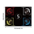 thumbnail image 2 of Meitianfacai Basketball Footstep Training Mat, Non-Slip Regular Training System Blanket, Dribble Silent Sports Auxiliary Props,Training Pace Ball Control Player,76x42inch, 2 of 4