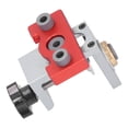thumbnail image 2 of 3 in 1 Woodworking Drilling Locator Round Doweling Connector Drill Guide Jig Positioner, 2 of 14