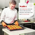 thumbnail image 3 of Walfos Silicone Muffin Pan - 12 Cups Regular Silicone Cupcake Pan, Non-stick Silicone Great for Making Muffin Cakes, Tart, Bread - BPA Free and Dishwasher Safe, 3 of 8