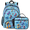 Multicolour 3, variant on Herdesigns Music Notes Backpack with Lunch Box Love Star Lightweight Large Travel Work Laptop Backpacks Set Casual Daypacks