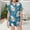 bleu, variante sur Ensemble de Pyjama Mignon pour Filles à Manches Courtes Imprimé avec Haut Boutonné et Shorts Confortables pour un Port Douillet à la Maison