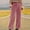 Pink, variant on HAPIMO Vintage Corduroy Pants Women Loose Elastic Waist Straight Wide Leg Pants High Waist Trousers Streetwear Casual Pants Spring Fall Trousers Beige M