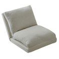 thumbnail image 1 of Silla plegable de ocio, sofá cama, sillón reclinable para apartamento, casa, habitación de invitados Gris claro, 1 of 8