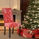 thumbnail image 5 of Decoraciones de Navidad para el Hogar Cubierta de Silla Estirable de Navidad Cubierta de Silla de Restaurante Extraíble Y Lavable Decoración de Navidad Decoración Del Hogar Cubierta de Silla de Restau, 5 of 6