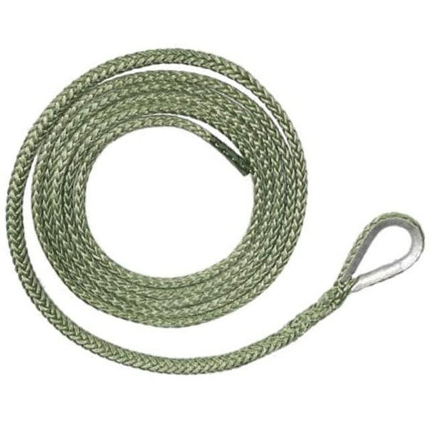 U.S. made AMSTEEL BLUE PLOW ROPE 1/4 inch x 10 ft (9 200 lb