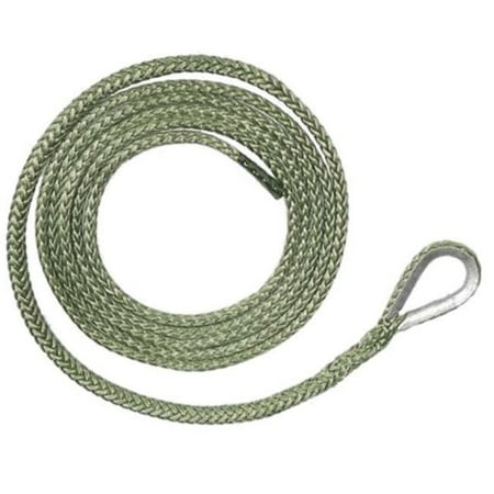 

U.S. made AMSTEEL BLUE PLOW ROPE 1/4 inch x 10 ft (9 200 lb strength) (4X4 VEHICLE RECOVERY)