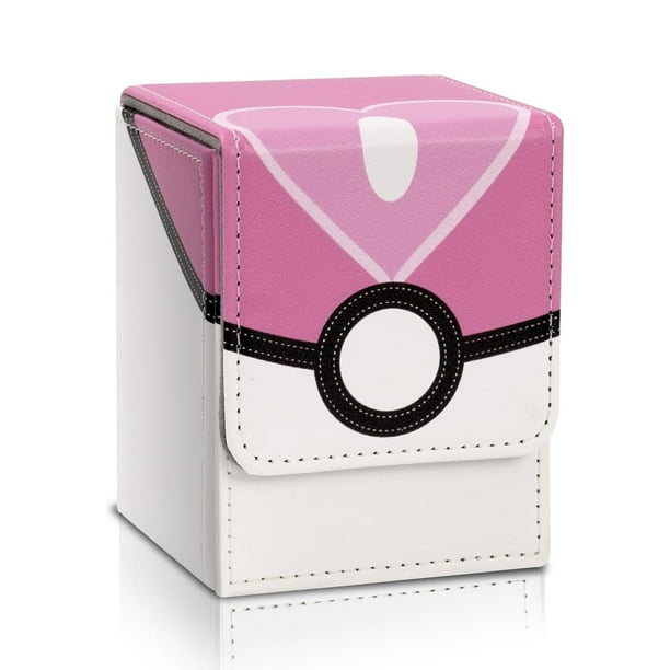 Estuches para tarjetas coleccionables, caja para guardar barajas, caja magnética para tarjetas, con capacidad para unas 100 tarjetas