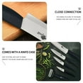 thumbnail image 7 of Rust Proof Ceramic Knife with Cover, 5 Piece Professional Knife Set with Chef Knife, Utility Knife, Paring Knife and Fruit Knife, Home Kitchen Knife, 7 of 7