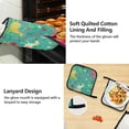 thumbnail image 4 of Kigai Cartoon Horse Oven Mitts and Pot Holders with Chef Apron,Set of 5 Heat Resistant Kitchen Gloves and Silicone Non-Slip Potholders Adjustable Neck Buckle Chef Apron, 4 of 6