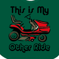 thumbnail image 4 of Inktastic Mower My Other Ride Boys or Girls Baby Bib, 4 of 4