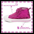 thumbnail image 4 of Cyiecw Kids Adorable Fashion High Top Casual Canvas Sneakers, 4 of 7