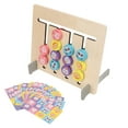 thumbnail image 3 of Wooden Block Logic Toy, Color Cognition Four Color Animal Logic Training Wooden Block Toy Intelligence Development  For Home, 3 of 8