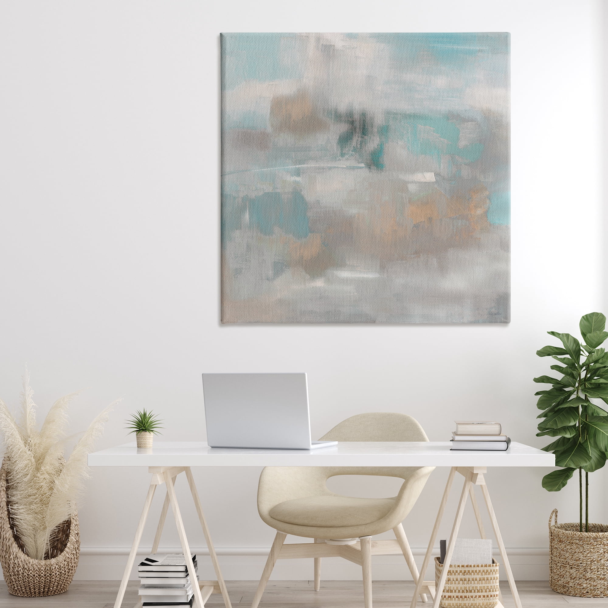 Stupell Industries Serene Soft Abstract Study Canvas Wall Art, design by Sally Swatland