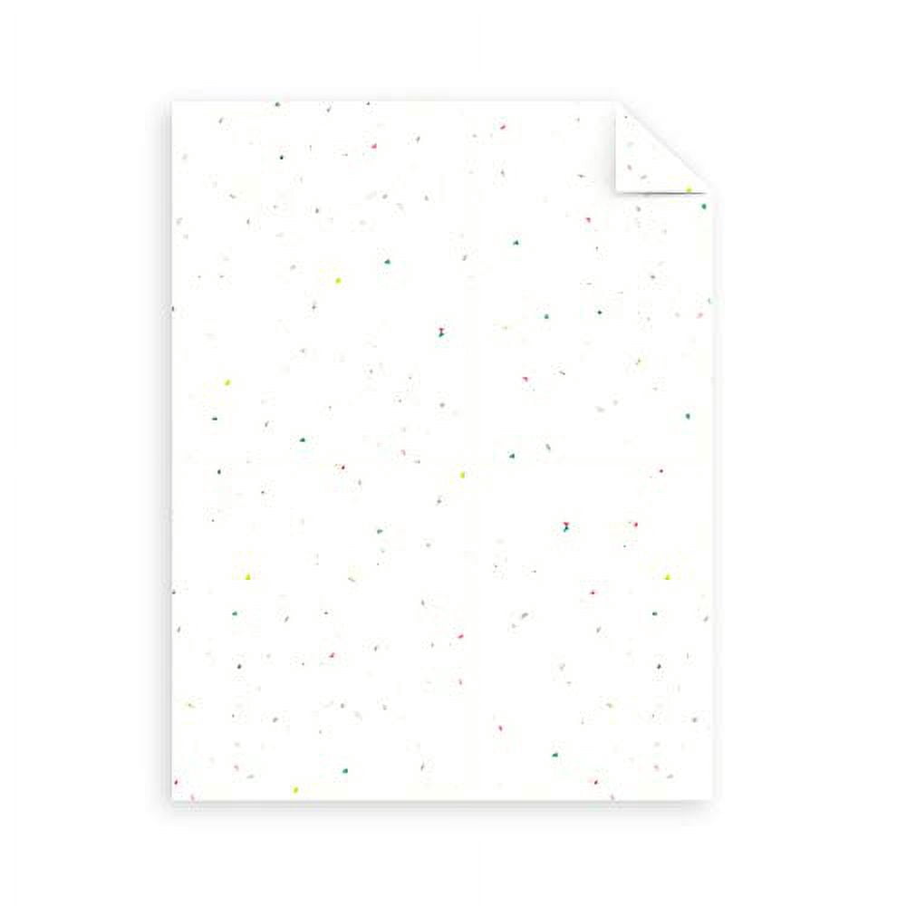 Astrobrights Mega Collection, Colored Cardstock, Bright Confetti White, 320 Sheets, 65 lb/176 gsm, 8.5" x 11" - MORE SHEETS! (91683)
