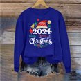 thumbnail image 2 of Enjoytime Christmas Sweatshirts for Women Round Neck Cute Printed Sweatshirt Top Casual Loose Fit Womens Long Sleeve Shirts, 2 of 4