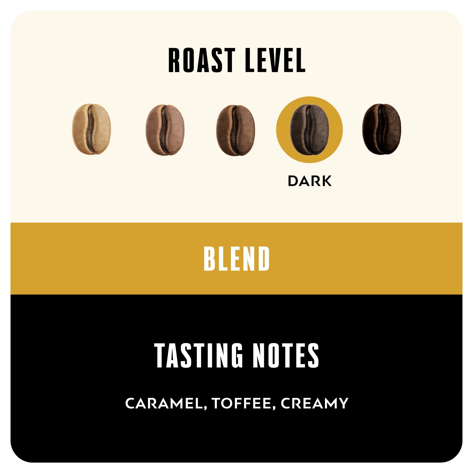 BLK & Bold Smoove Operator Blend, Dark Roast Whole Bean Coffee - 10.5 oz