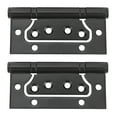 thumbnail image 6 of Heaveant Door Hinge, 304 Stainless Steel Door Hinge Concealed Butt Hinge Black Furniture Hardware Cabinet Accessories, 6 of 8
