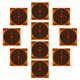 thumbnail image 1 of Destino De Entrenamiento Contra Salpicaduras De 8 Pulgadas Papel De Destino De Pistola De Tiro Fluorescente Preciso Papel De Destino De Tiro Duradero Con 10 Piezas Para Entrenamiento Yuarrent OD010315-03, 1 of 6