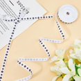 thumbnail image 3 of 10 Yards 3/8 Inch Black White Dog Paw Print Ribbon Thin Animal Pattern Prints Theme Grosgrain Polyester Fabric Ribbons Bulk for Sewing Making Crafts Gift Wrapping Wreaths Party Birthday DIY Polyester, 3 of 8