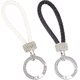 thumbnail image 1 of 2 llaveros de cuero con brillantes para coche, universales, con diamantes de imitación para mujer (negro y blanco)., 1 of 6