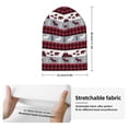 thumbnail image 2 of Yiaed Buffalo Plaid Forest Print Winter Beanie for Men Women, Fleece Lined Beanie Soft Warm Knit Hat Ski Stocking Cuffed Ca, 2 of 6