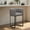 Gray, variant on NEWLAYOUT Counter Height Bar Stools Set of 2, 24" Height Barstools for Dining Room, Upholstered Bar Chair for Kitchen Island, Sand