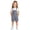 Blue, variant on Kids Striped Short Overalls Adjustable Strap Romper with Front Pocket Casual Striped Playsuit for Boys & Girls Red Size 12-13 Years