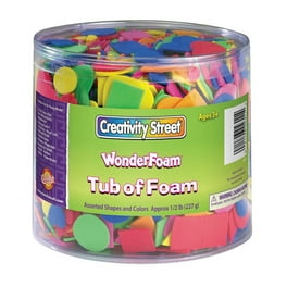 Creativity Street Wonderfoam Shapes Assortment Set - Heart, Star, Circle, Flower Shape - Durable, Strong, Sturdy - Assorted - 1 / Set Creativity Street Wonderfoam Shapes Assortment Set - Heart, Star, Circle, Flower Shape - Durable, Strong, Sturdy - Assorted - 1 / Set
