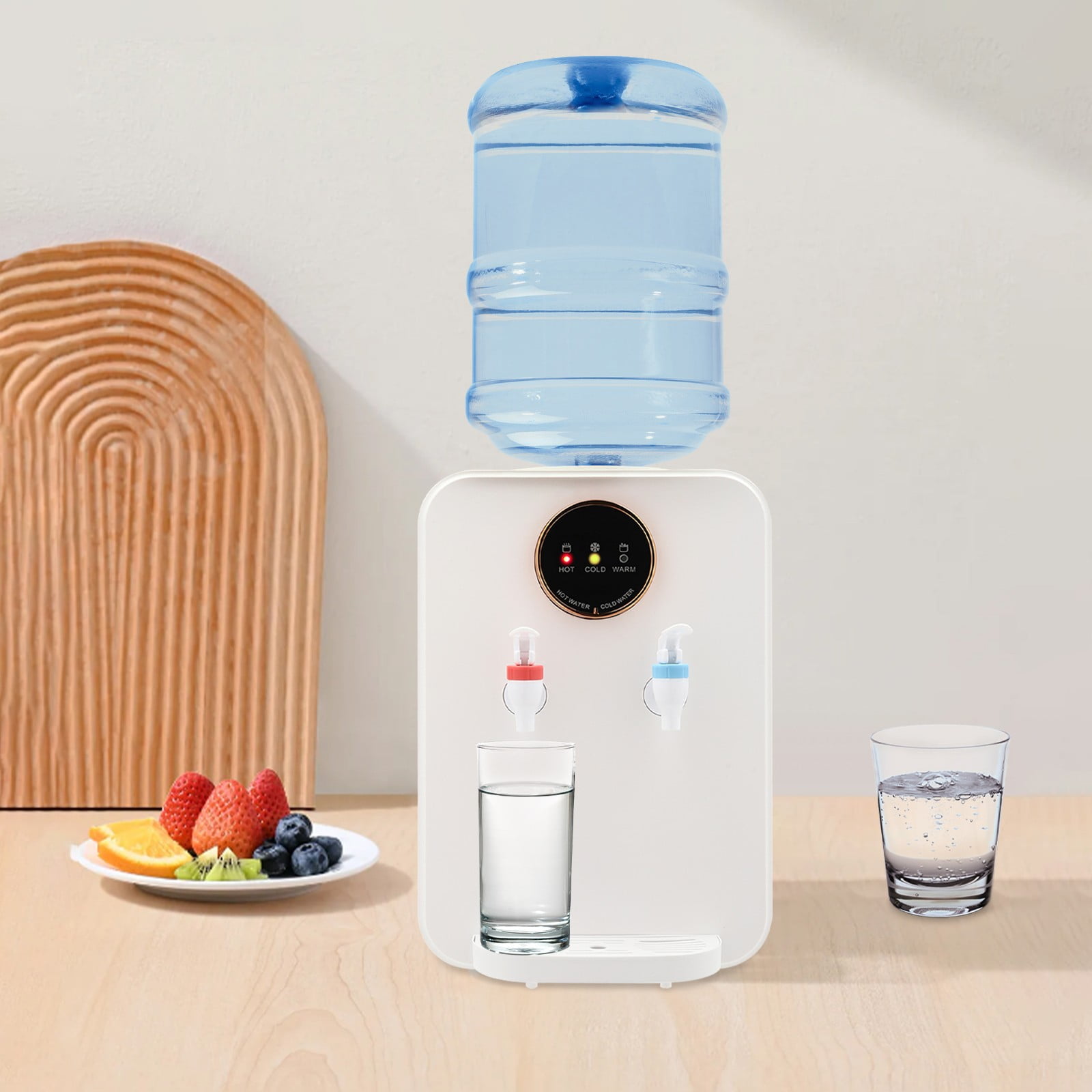 PEAKORA500ml Top Loading Hot Cold Water Dispenser Tabletop Countertop Drinking Machine